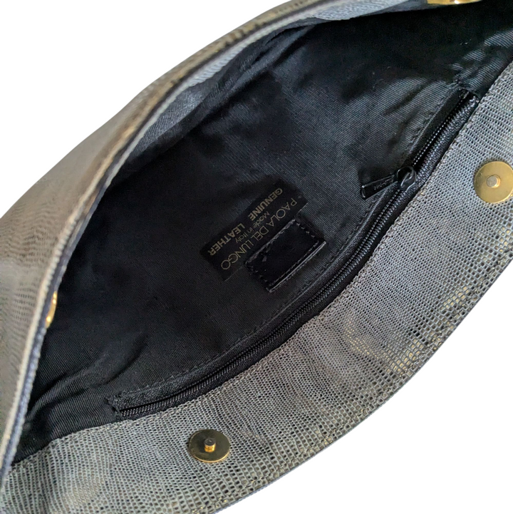 Paola Del Lungo Leather Clutch