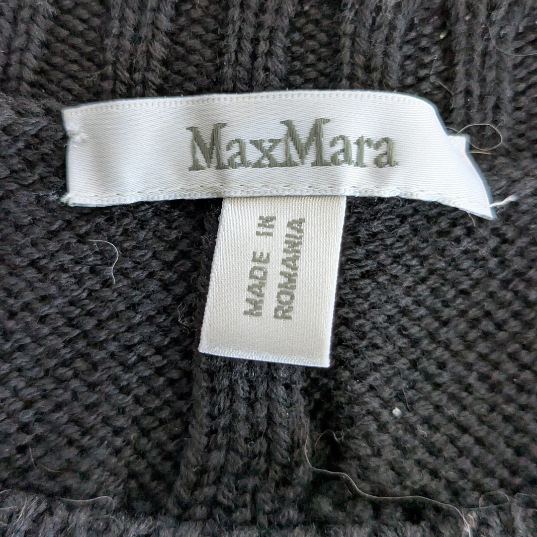 MaxMara Ancella Balloon Sleeve Knit Dress Size Medium