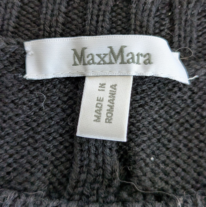 MaxMara Ancella Balloon Sleeve Knit Dress Size Medium