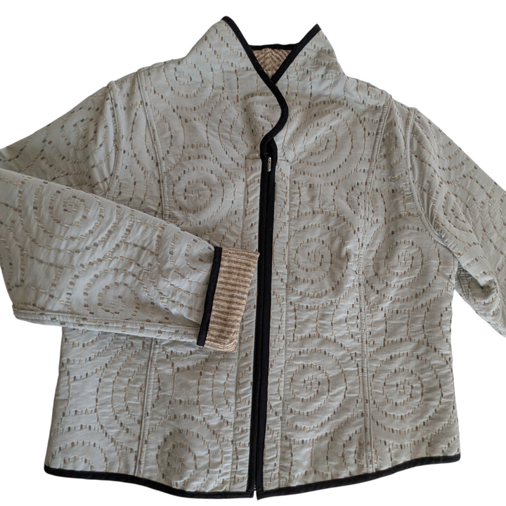 Trimdin Reversible Quilted Jacket Size Medium