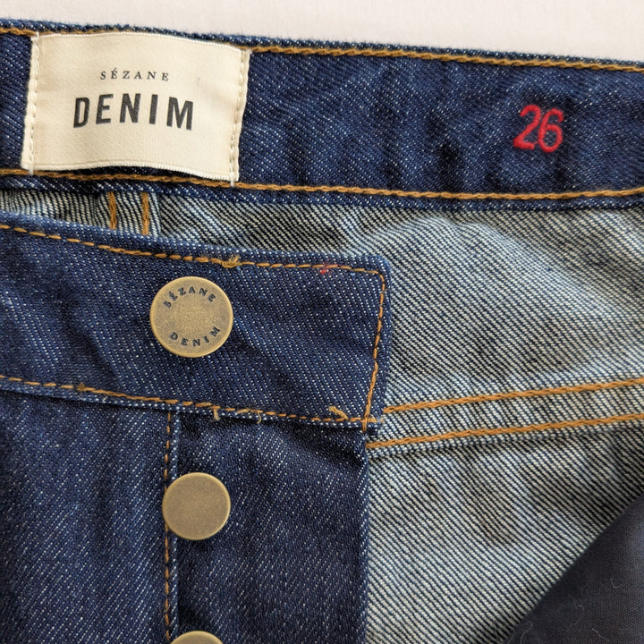 Sezane Brut Sexy Cropped Jeans Size 26