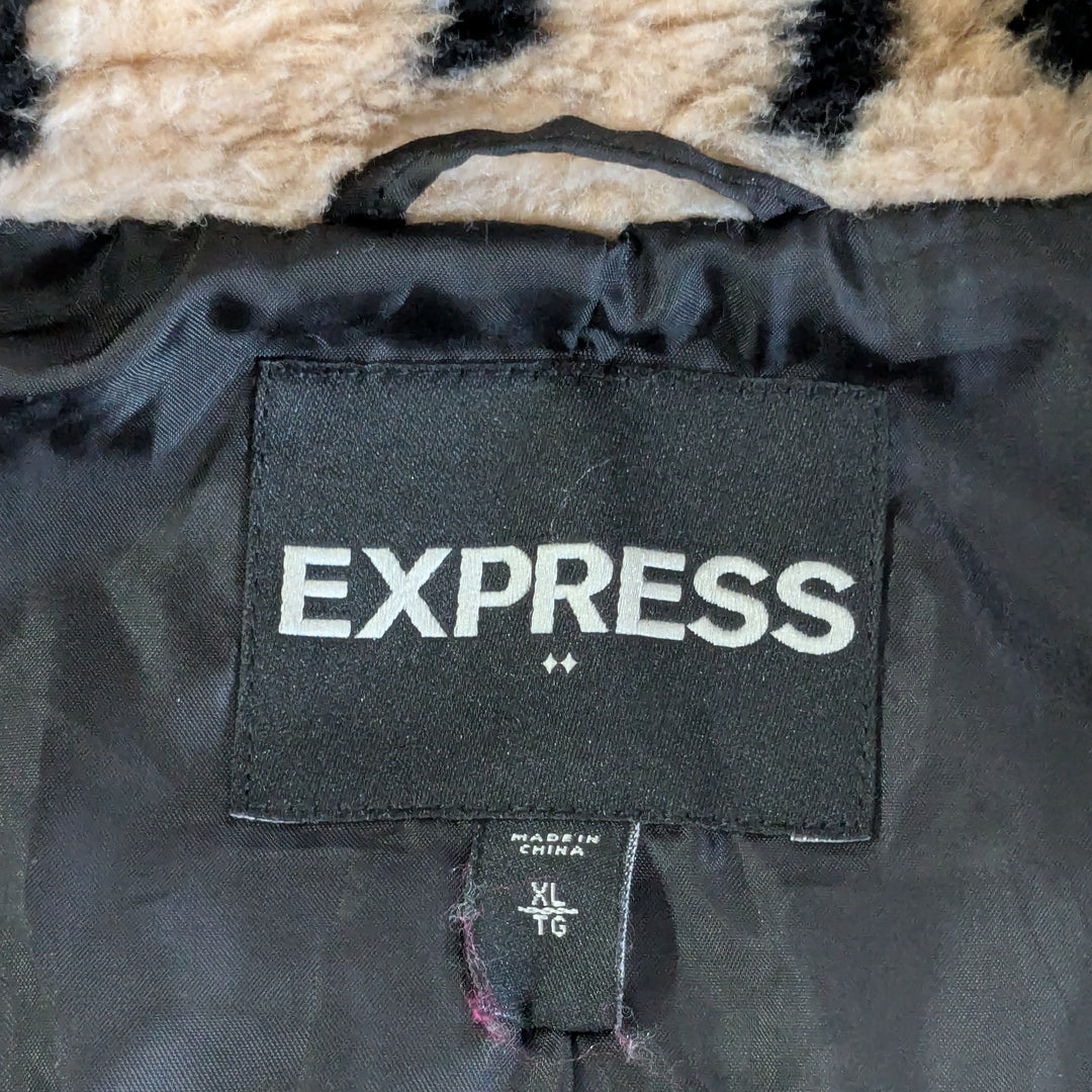 Express Faux Fur Coat Size XL