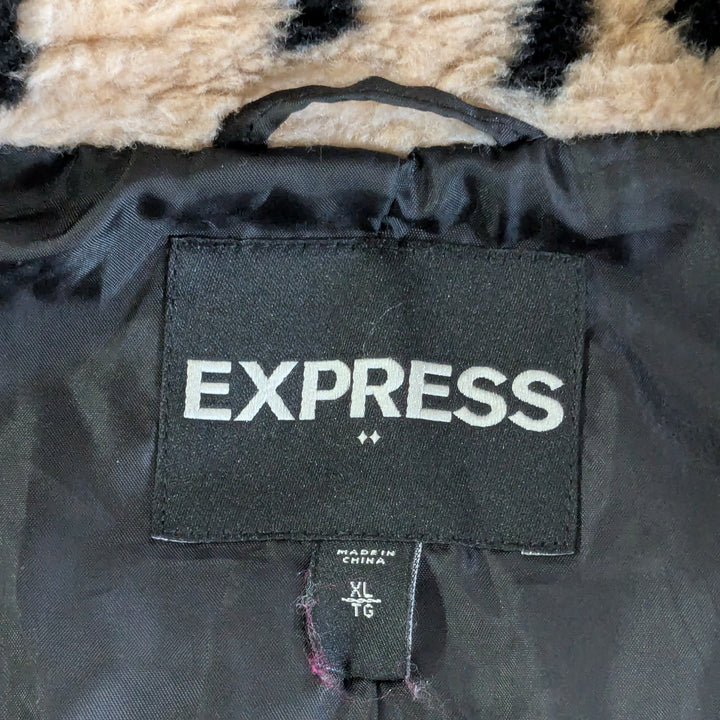 Express Faux Fur Coat Size XL