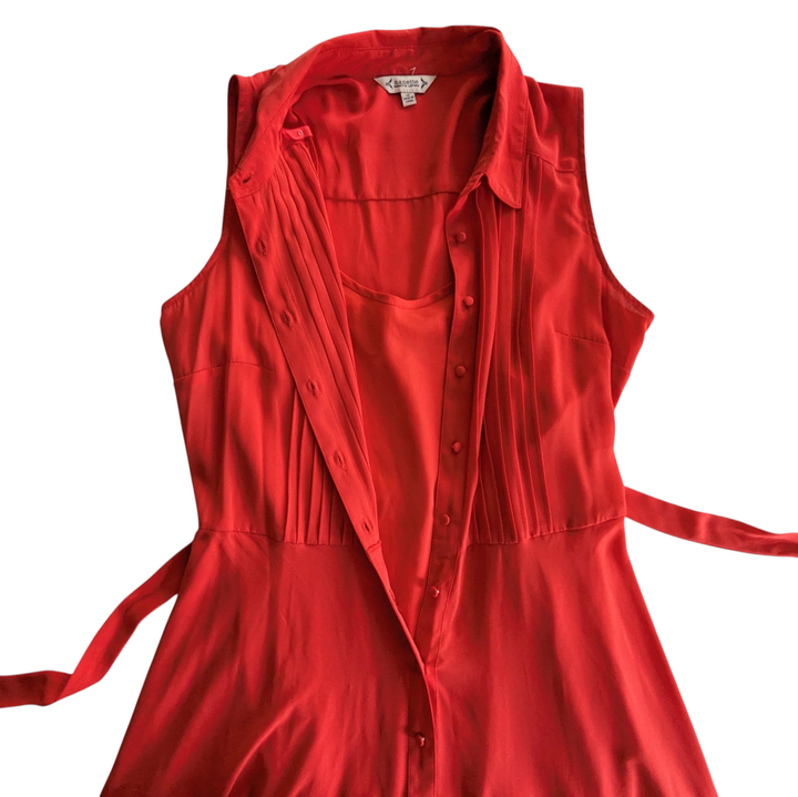 Nanette Lepore Sleeveless Pleated Dress Size 12