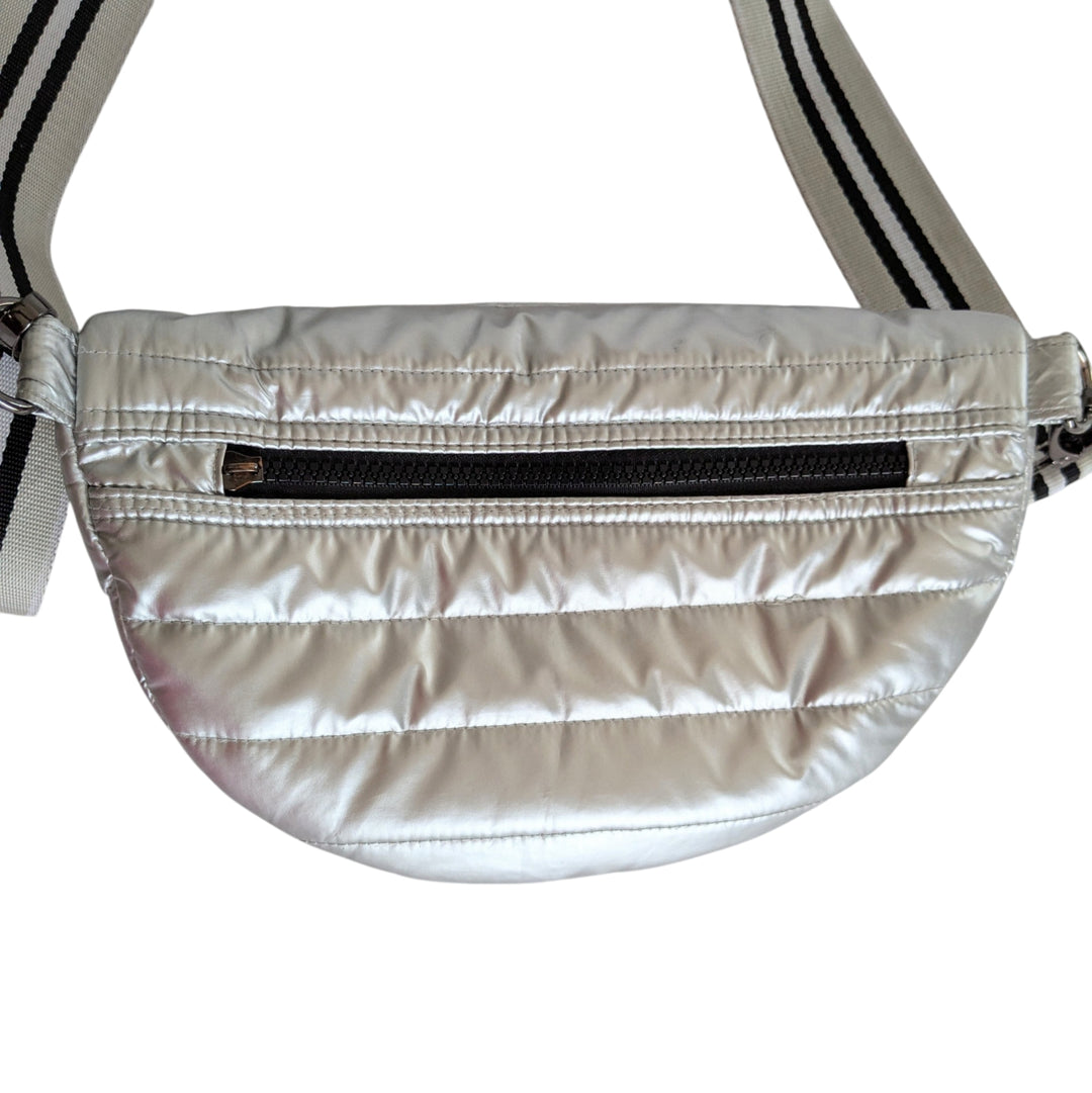 Think Rolyn Little Runaway Silver Belt Bag