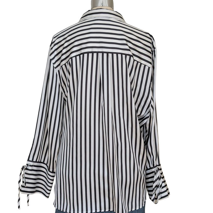 Rebel Striped Button Up Shirt Size 3X