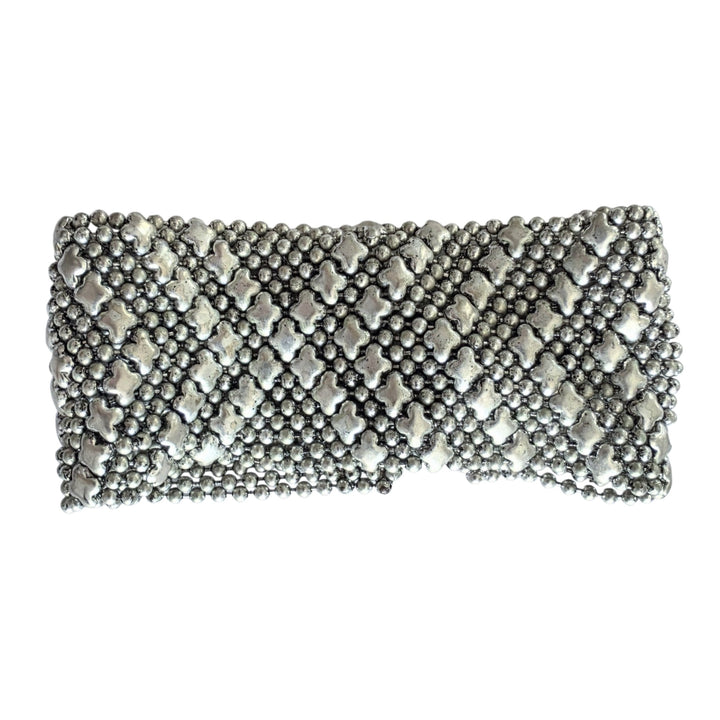 Guang Tong Liquid Metal Silver Cuff Bracelet