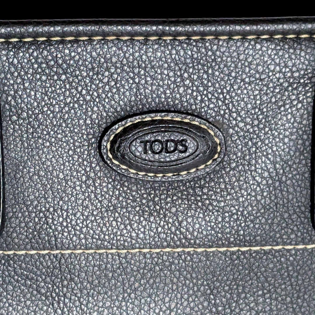Tod's Girelli Black Leather Shoulder Bag