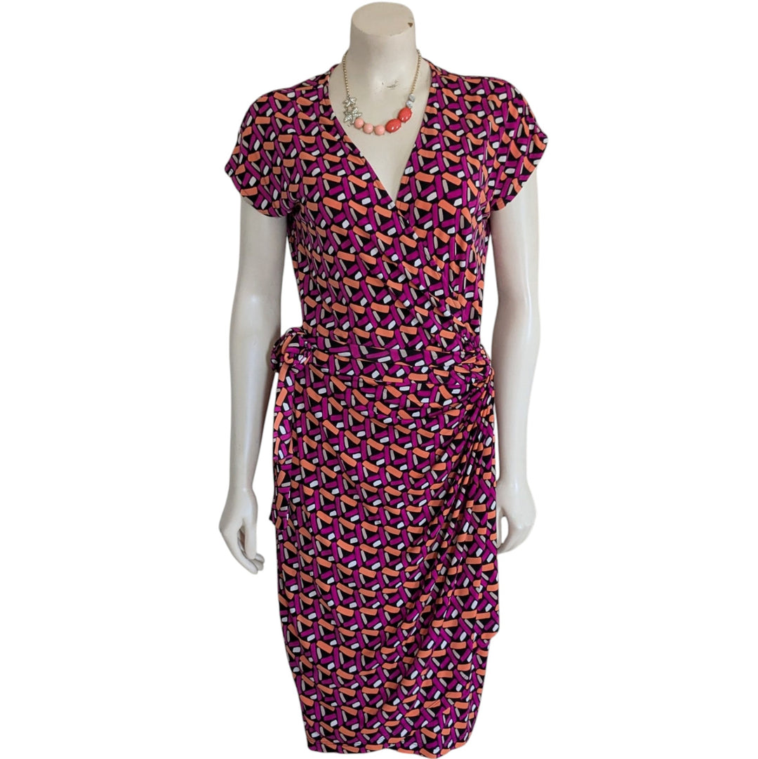 Maggy London Faux Wrap Dress Size 8