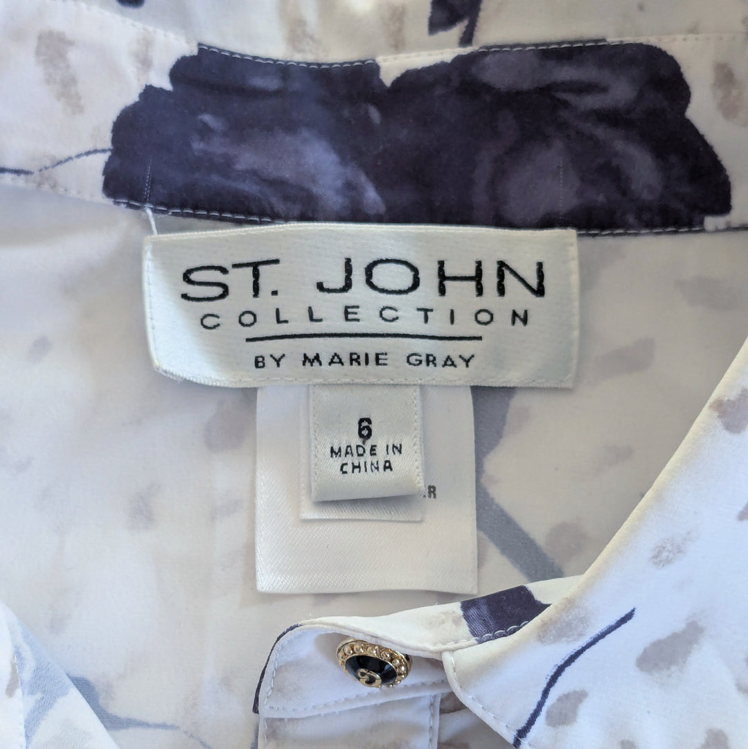 St John Blouse Size 6