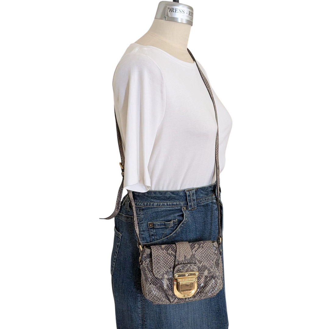 MICHAEL Michael Kors Charlton Snakeskin Crossbody