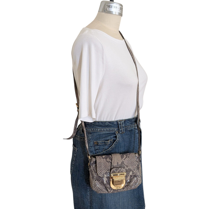 MICHAEL Michael Kors Charlton Snakeskin Crossbody
