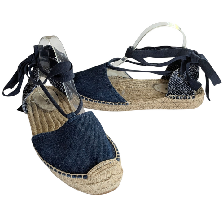 Soludos Denim Espadrilles Size 10