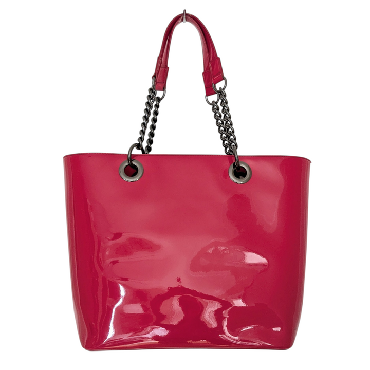 DKNY Hot Pink Patent Leather Tote
