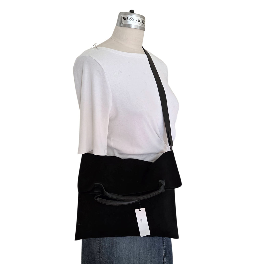 Elai Suede Fold Over Bag