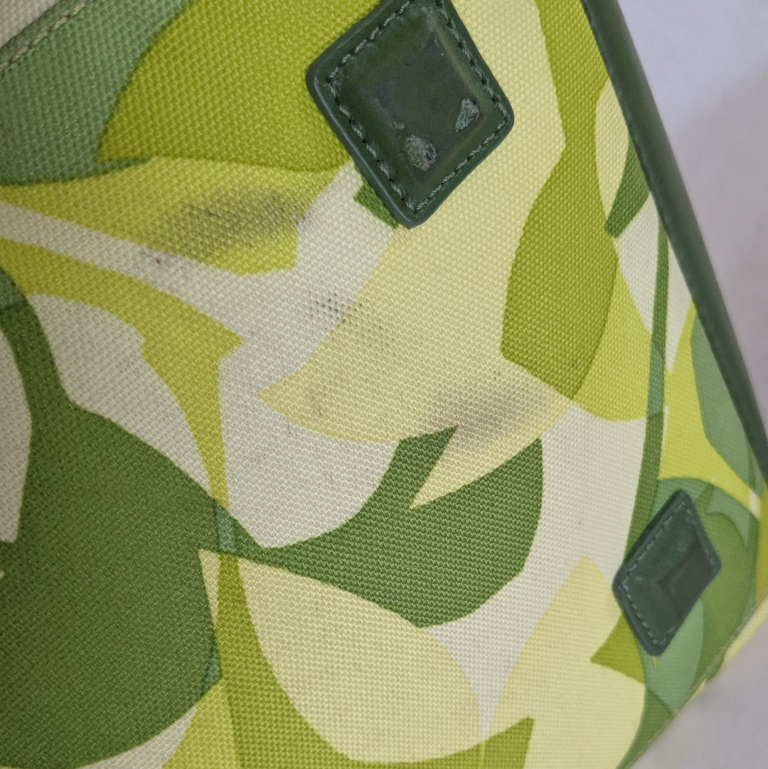 Tumi Canvas and Leather Weekend Bag