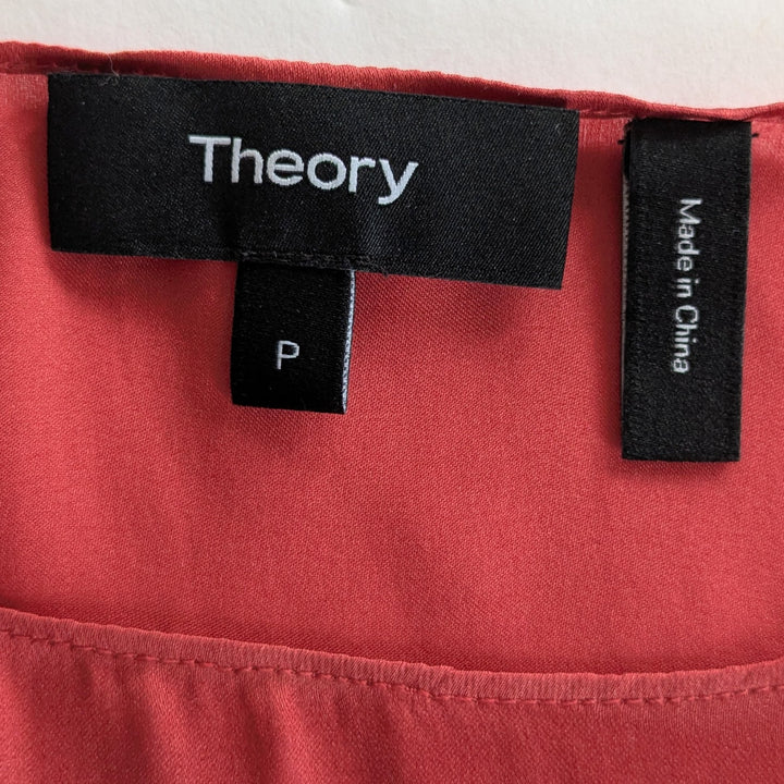 Theory Silk Blouse Size Small
