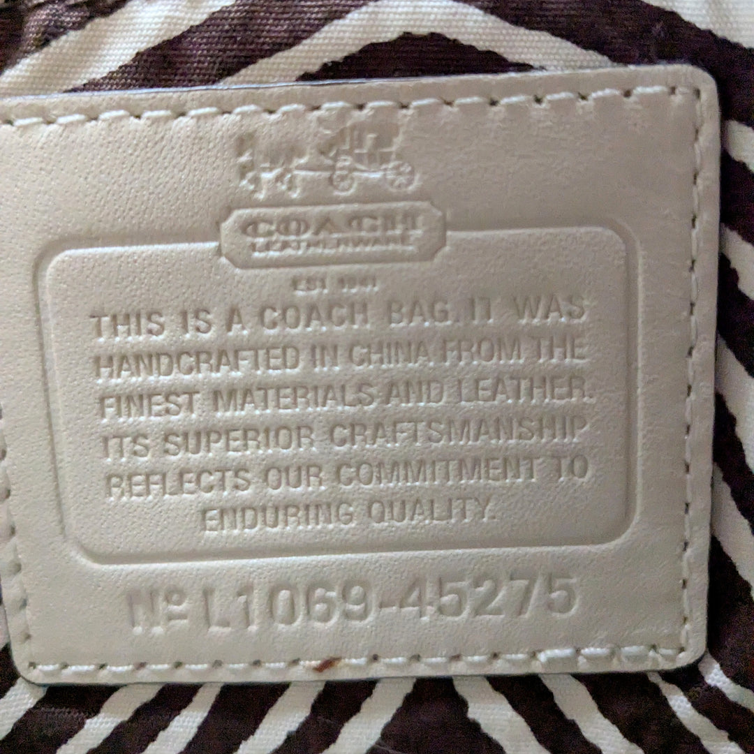 Coach Straw Envelope Clutch Wristlet