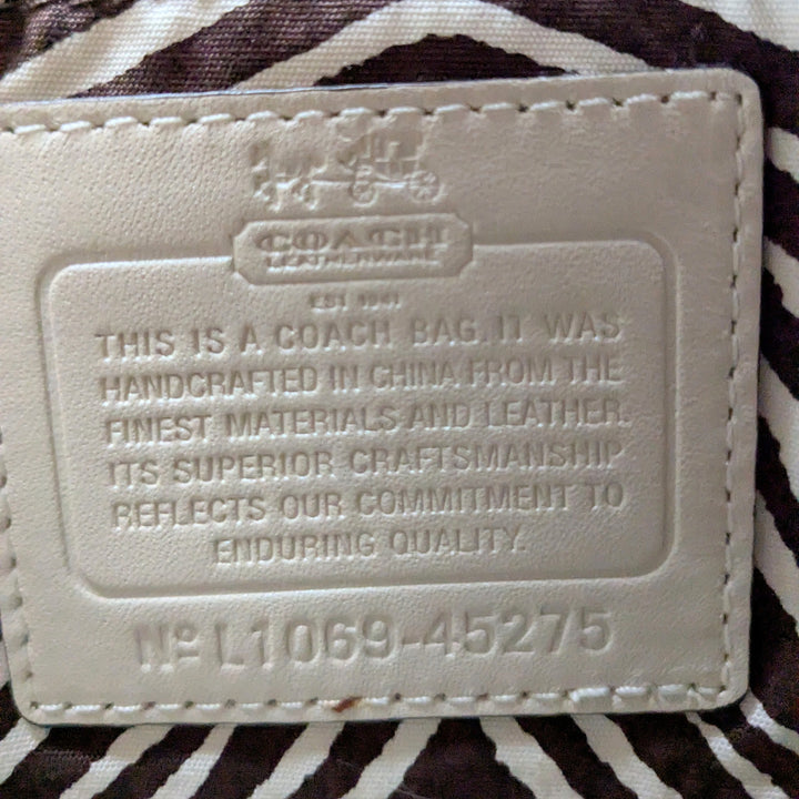 Coach Straw Envelope Clutch Wristlet