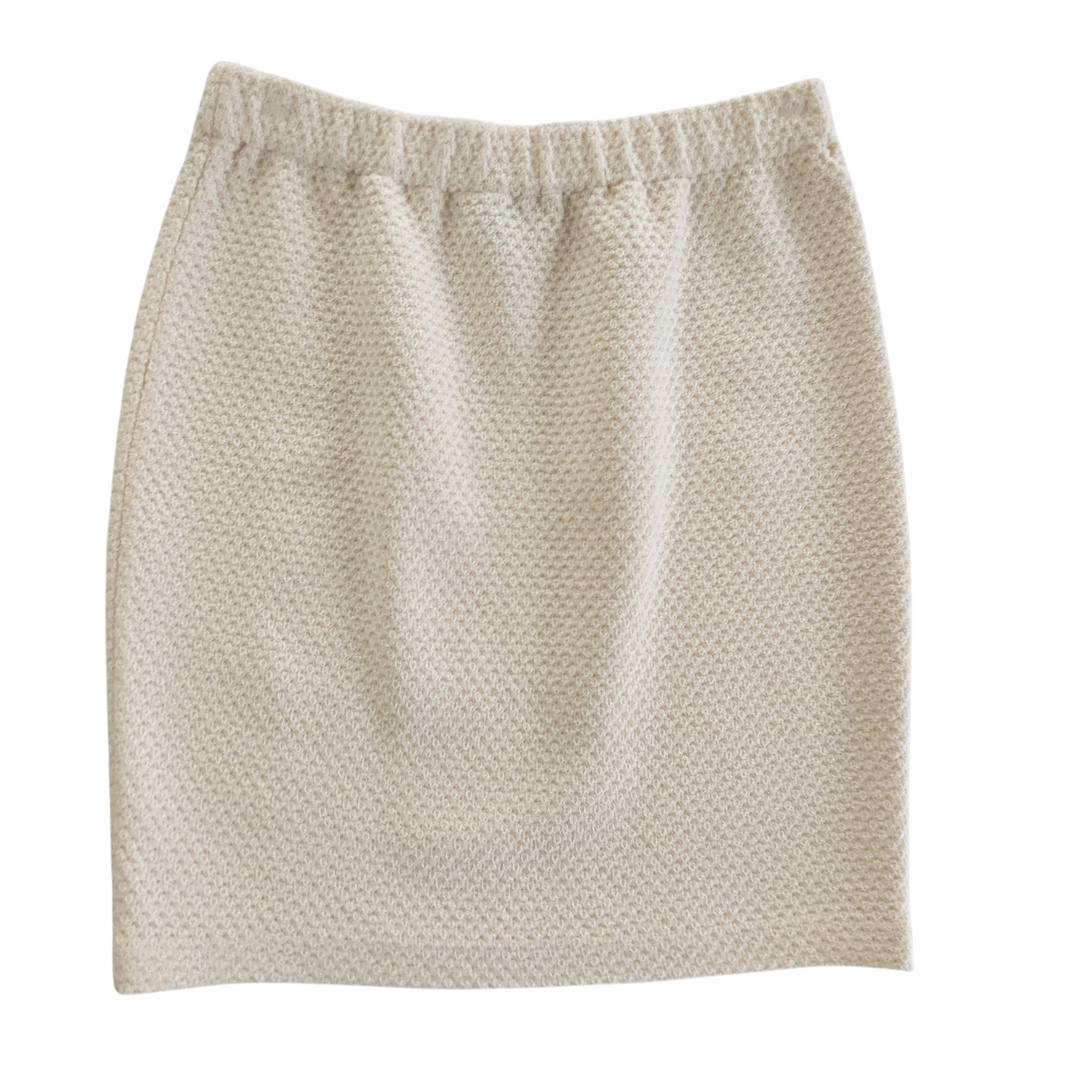 St John Cream Skirt Suit Size 6