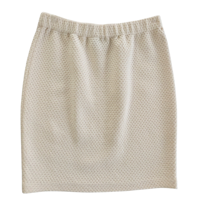 St John Cream Skirt Suit Size 6