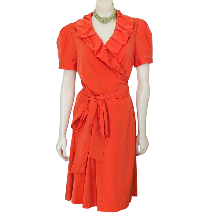 Diane von Furstenberg Bethania Wrap Dress Size 14
