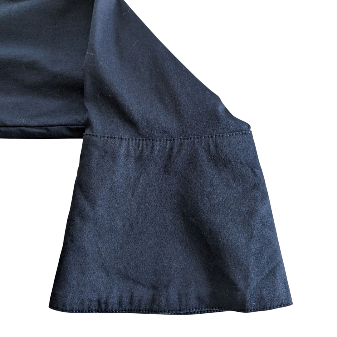 White House Black Market Navy Shirt Size 10