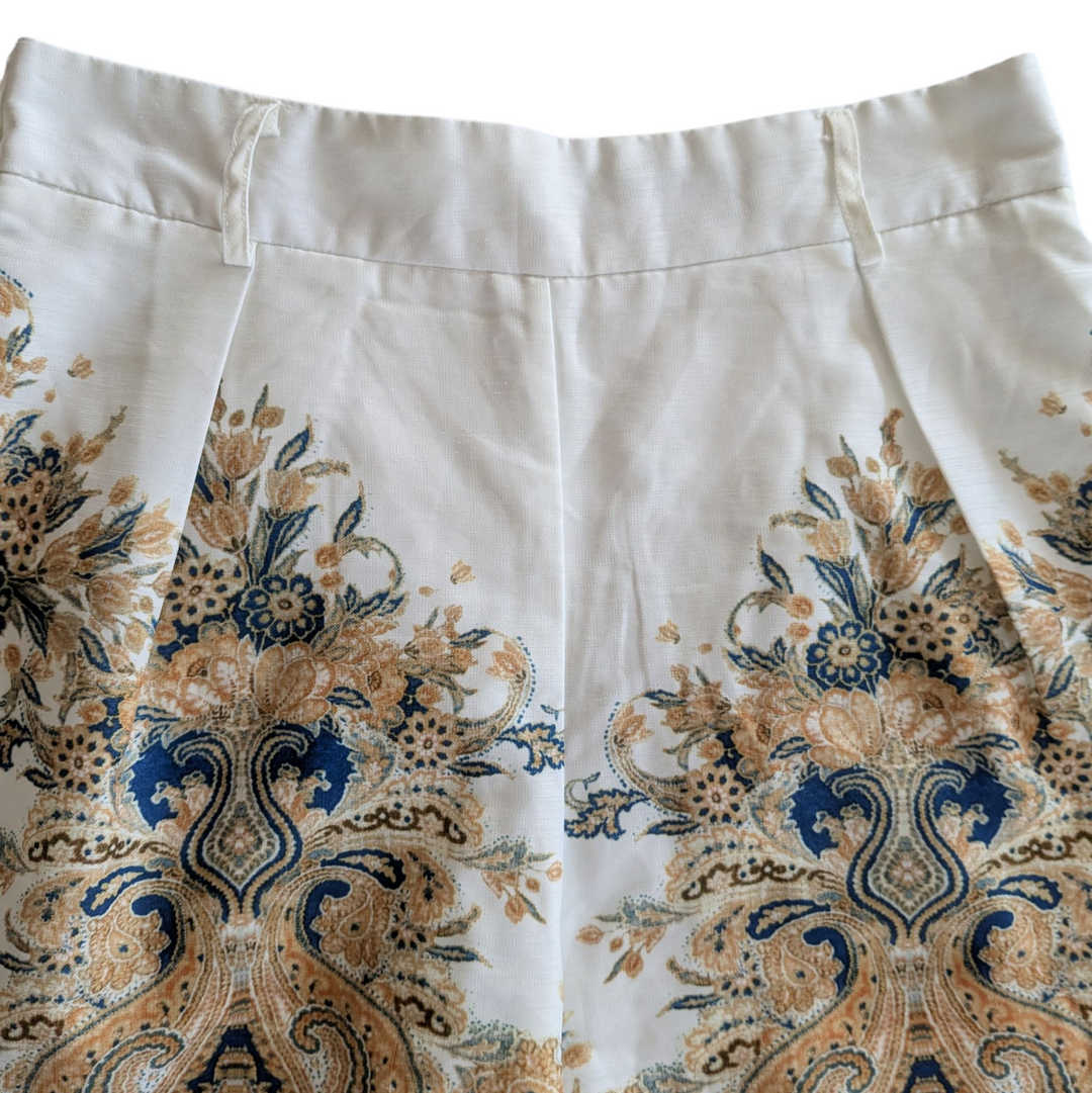 The Sang High Rise Print Shorts Size Large
