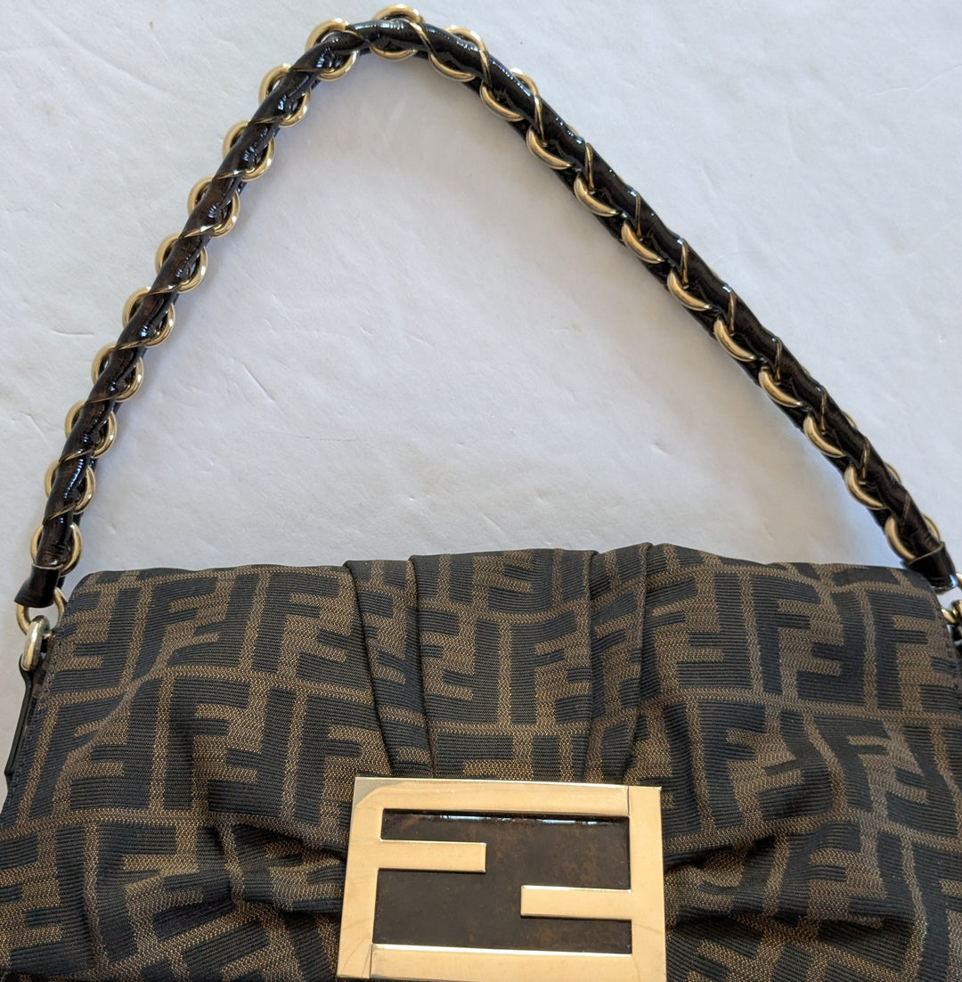 Fendi Mia Logo Shoulder Bag