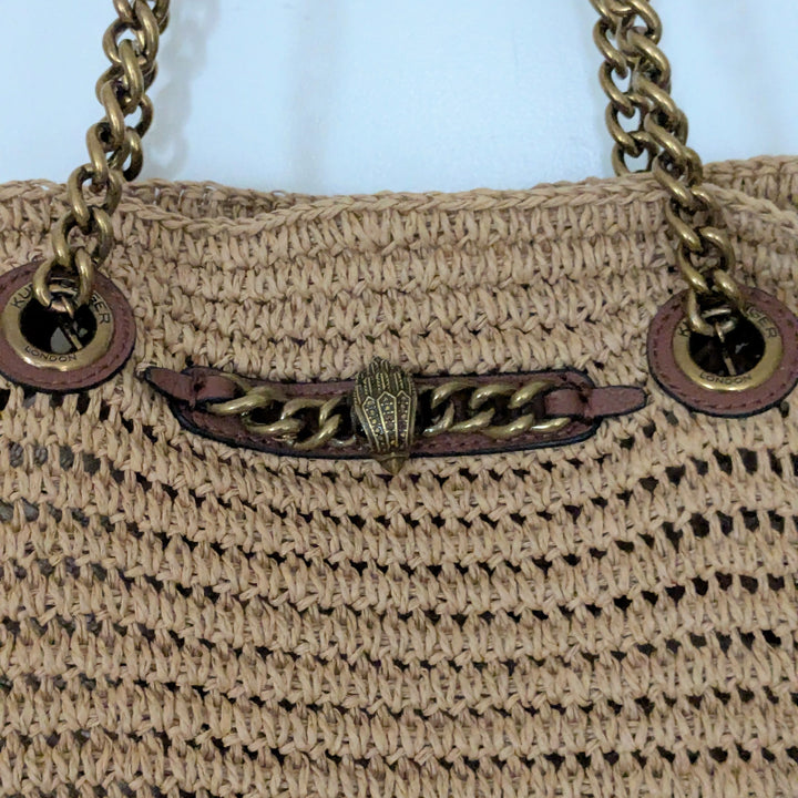 Kurt Geiger Chelsea Straw Shopper Tote