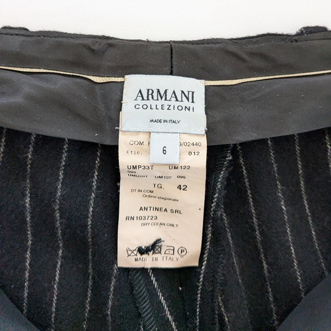 Armani Collezzioni Pin Stripe Suit Size 2