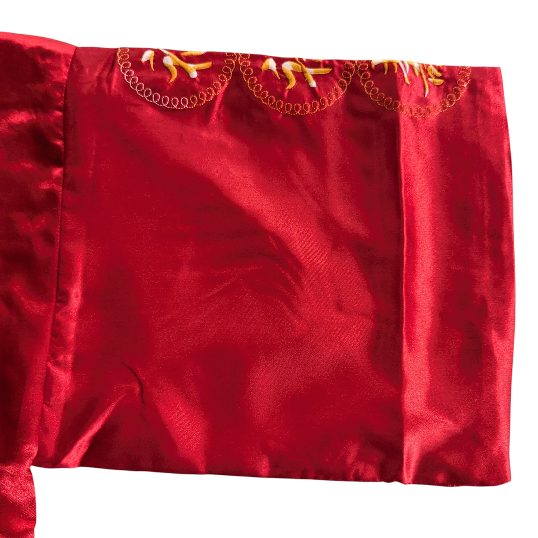 Chinese Satin Long Kimono O/S
