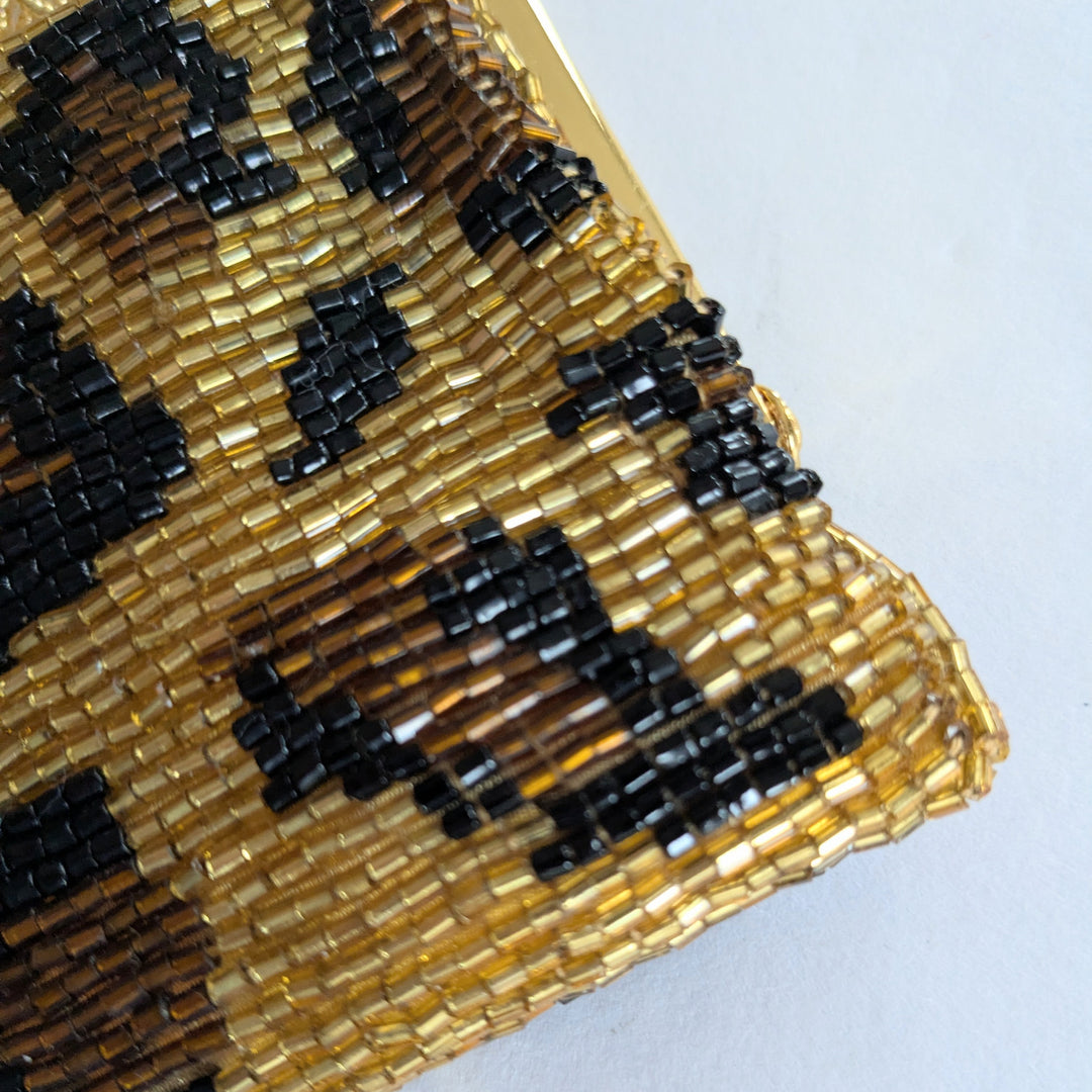 Valerie Stevens Cheetah Print Mini Evening Bag