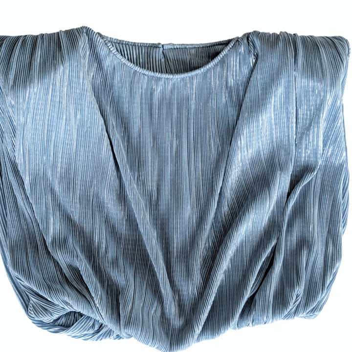 Sabina Musayev Amazon Pleated Crop Top Size XS