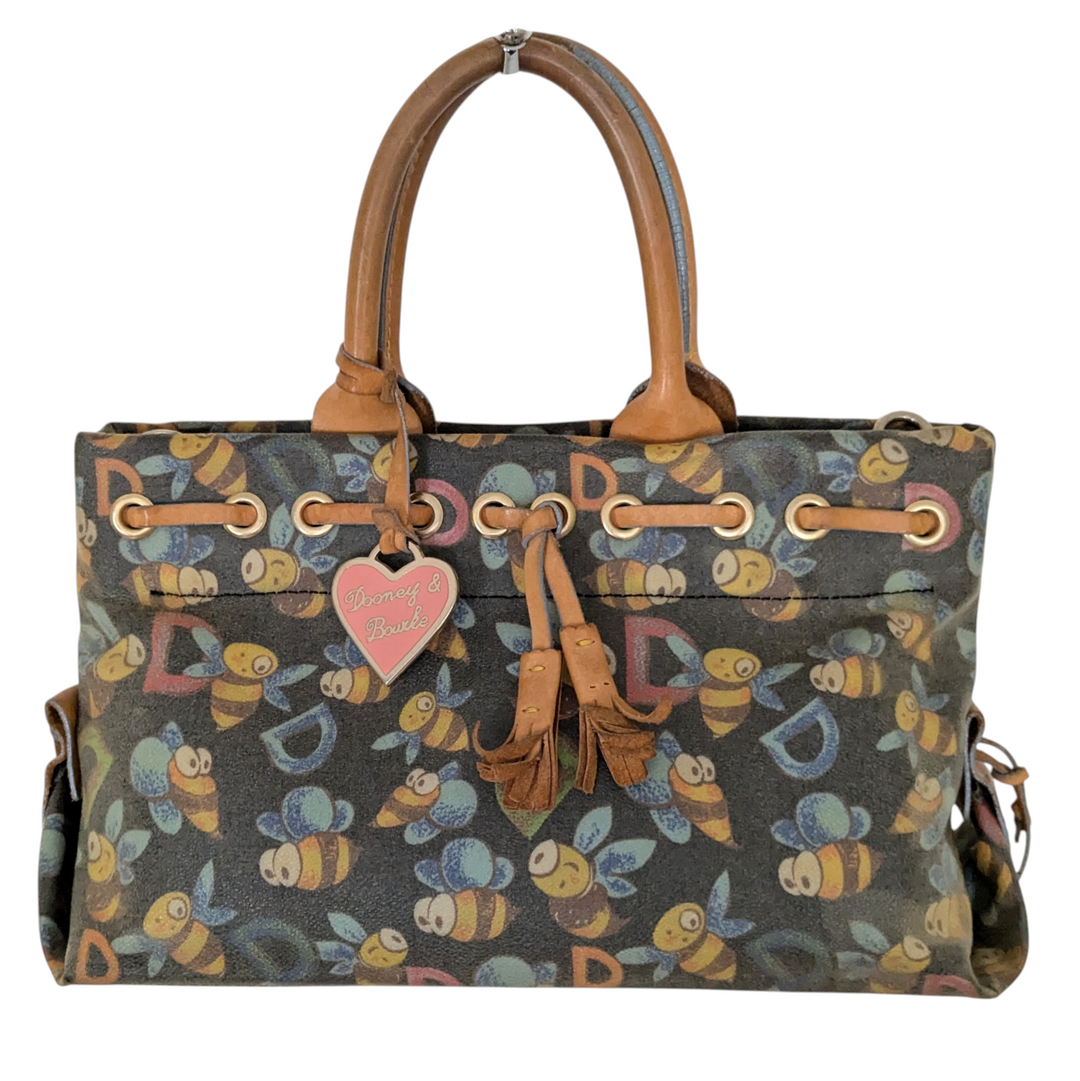 Dooney & Bourke Bumble Bee Print Satchel