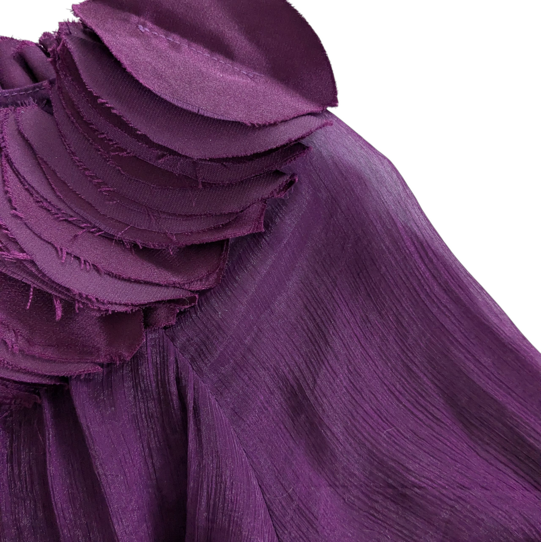 Peppe Peluso Purple Cocktail Dress Size Medium