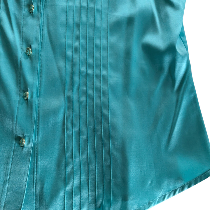 St John Silk Charmeuse Blouse Size 4