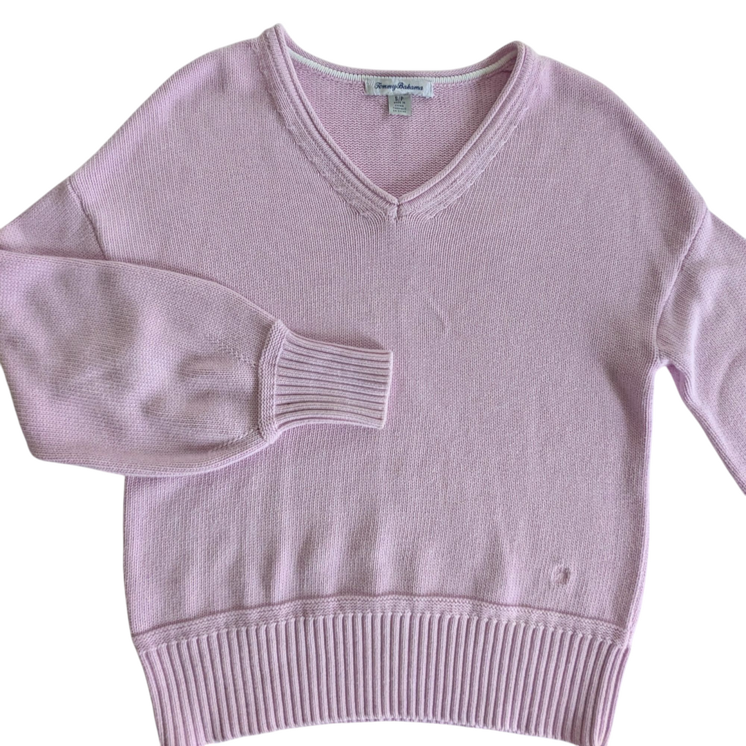 Tommy Bahama Lilac Cotton Sweater Size Small