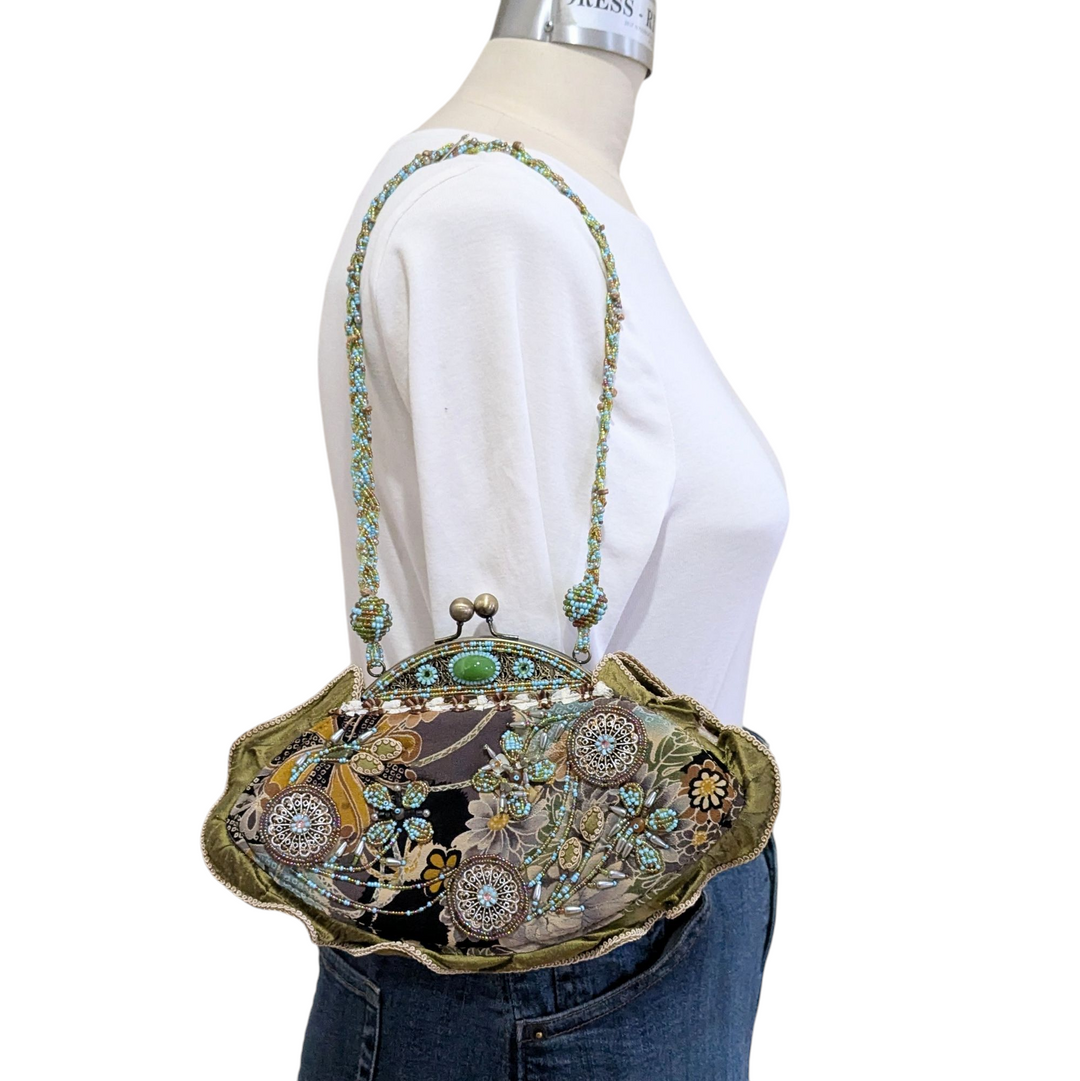 Mary Frances Embellished Shoulder Bag