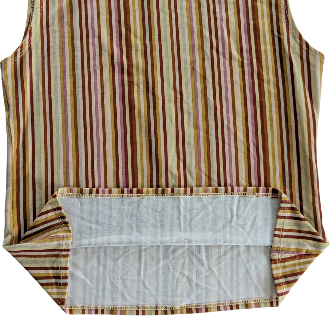 Reformation Dusk Striped Top Size Large