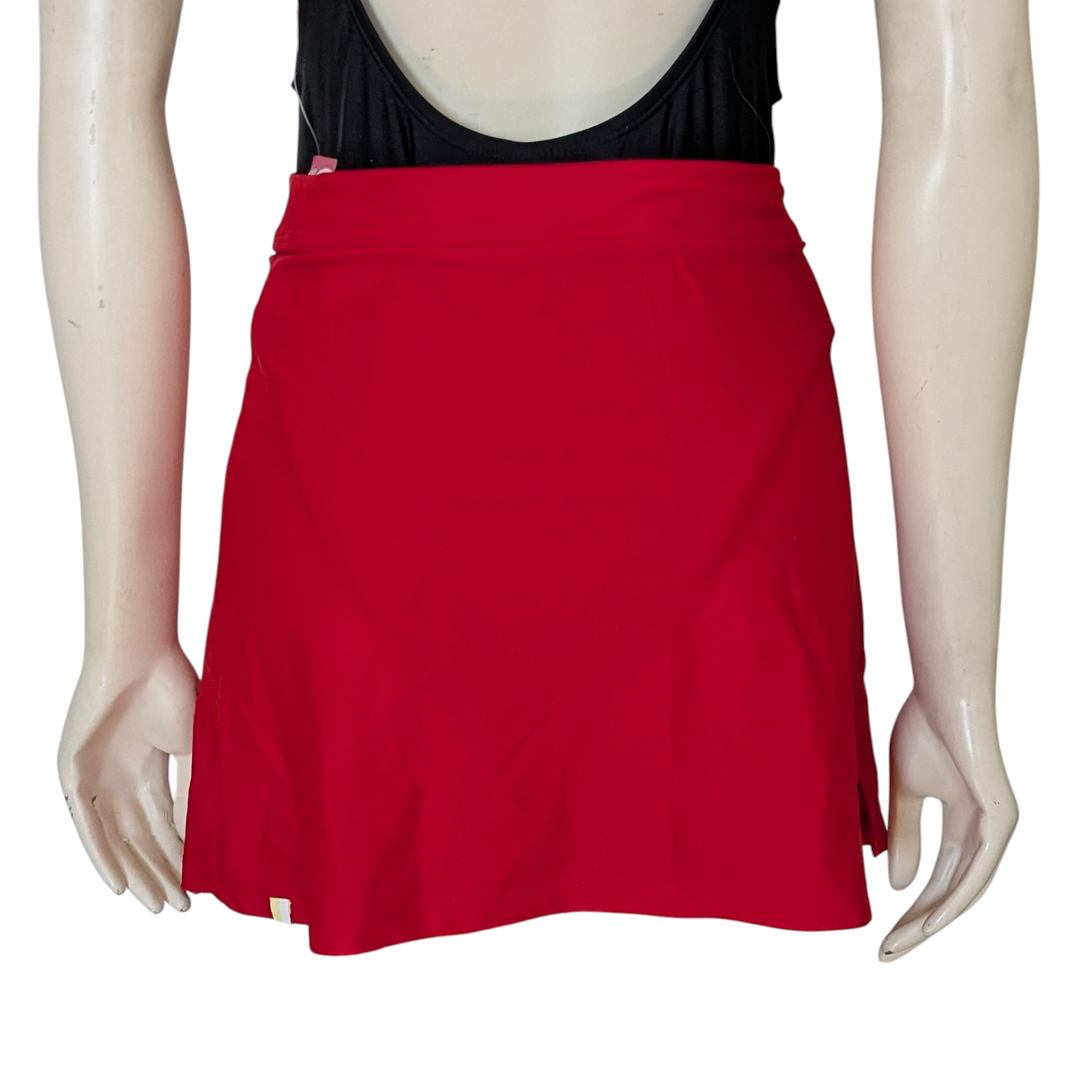 Summer Salt Red Swim Skirt Size XS