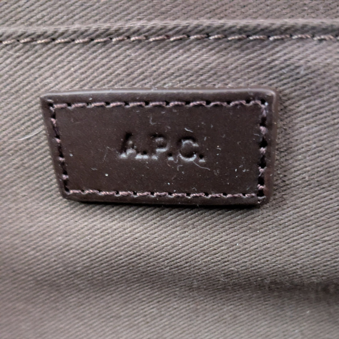 A.P.C. Leather Demi Lune Bag