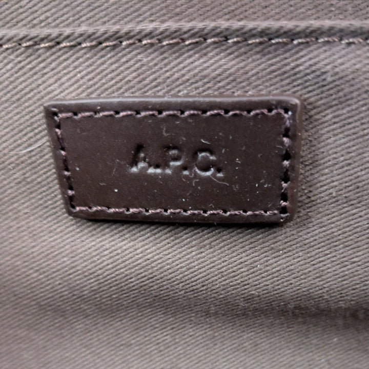 A.P.C. Leather Demi Lune Bag