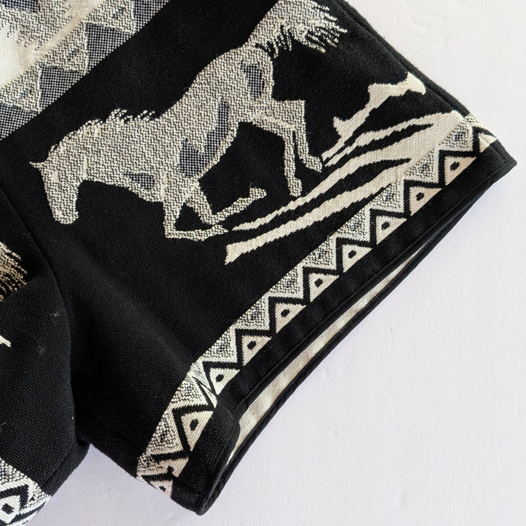 Maje Ipi Horse Print Shorts Size 38