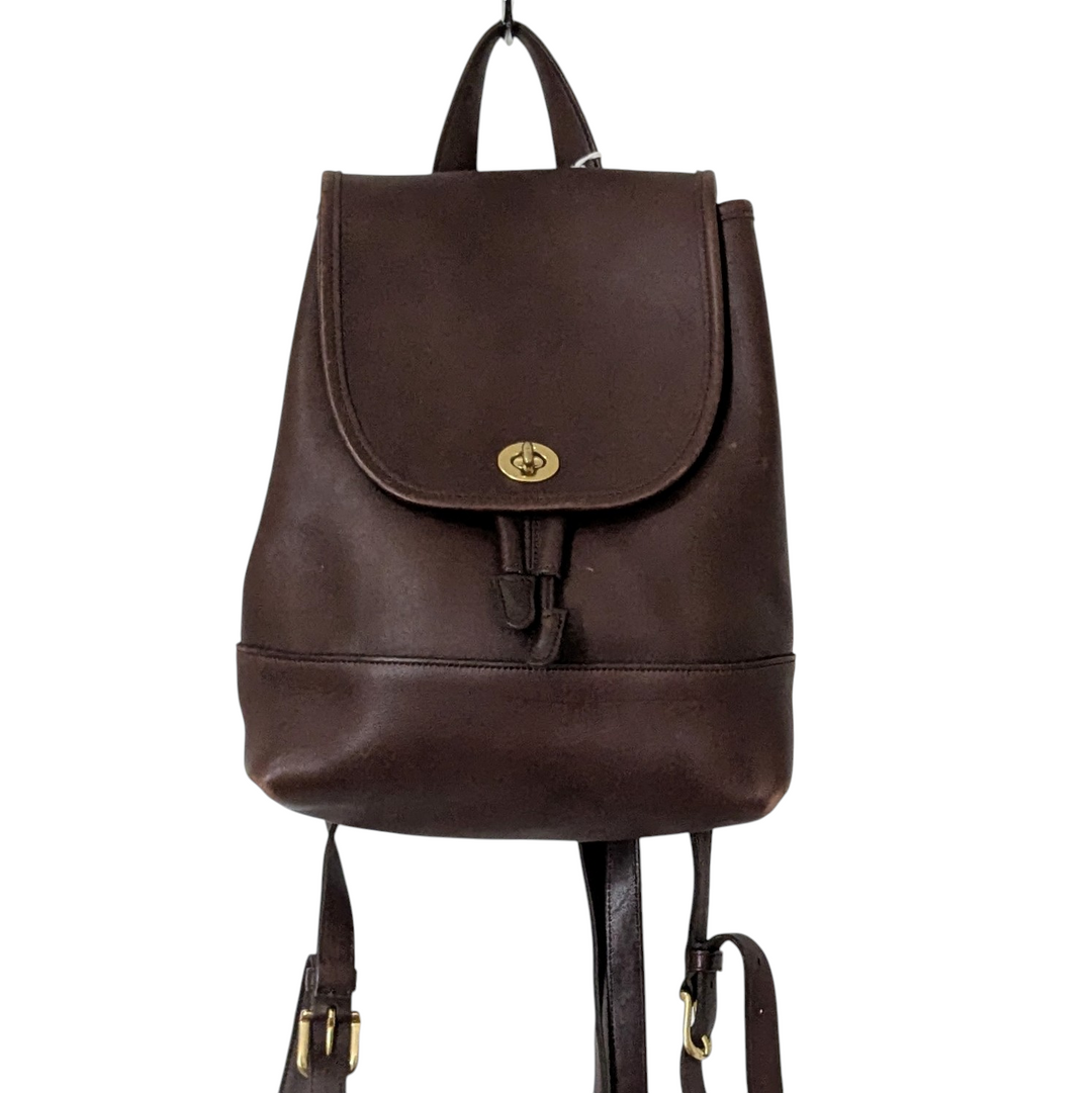 coach classic leather backpack Coach Vintage 90's Leather Backpack – C&J Collections Chicago