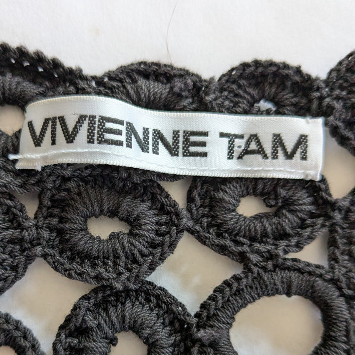 Vivienne Tam Crocheted Open Vest