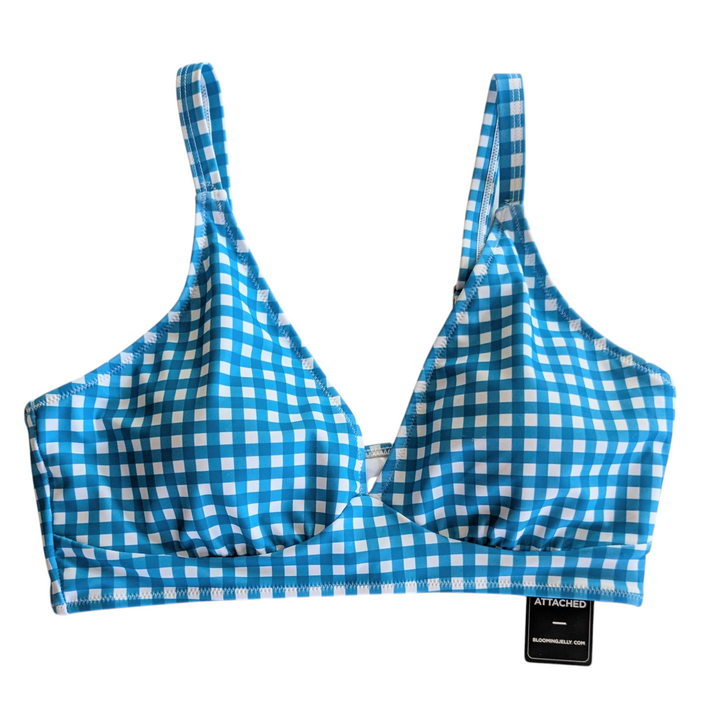 Blooming Jelly Gingham 2 Piece Swimsuit Size Medium