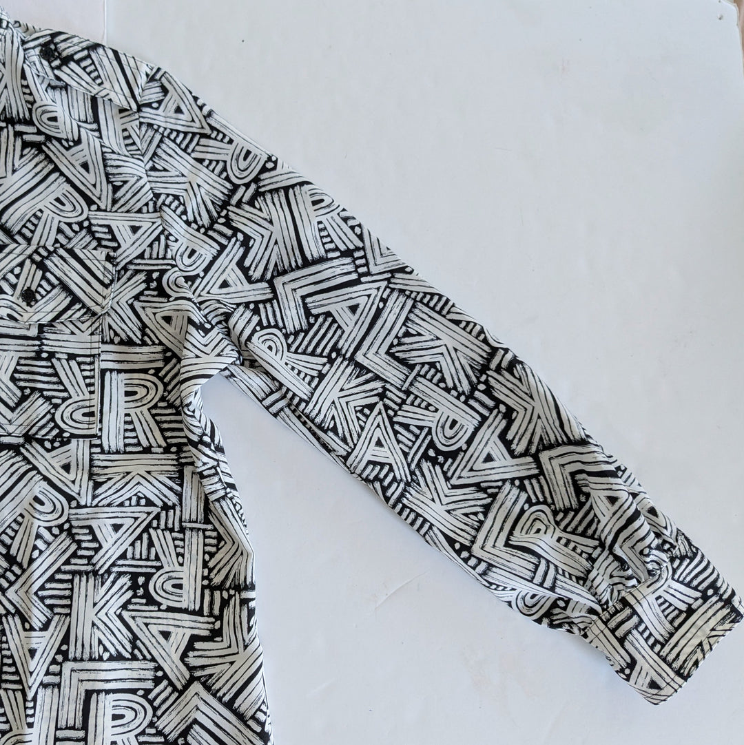 Karl Lagerfeld Paris Logo Print Shirt Size XL NWT