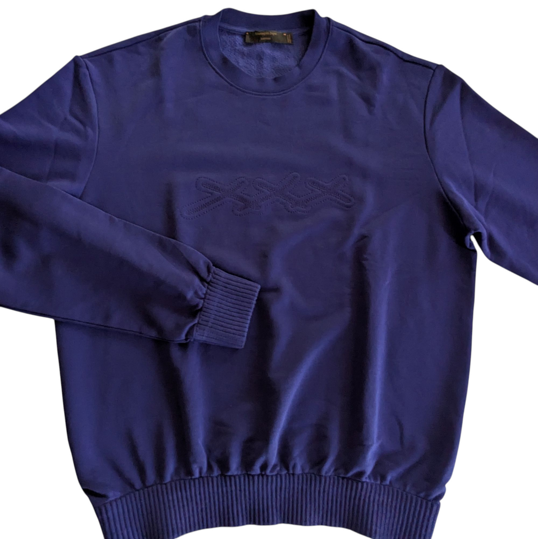 Ermenegildo Zegna Purple Sweatshirt Size Large