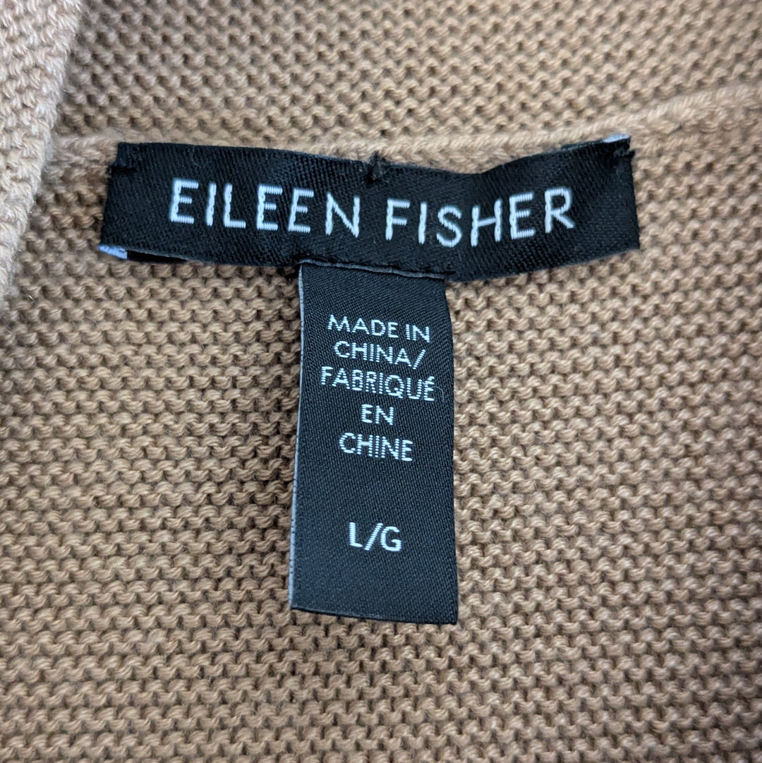 Eileen Fisher Mock Turtleneck Size Large